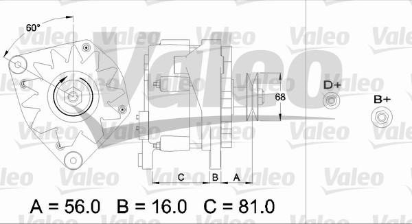 Valeo 436330 - Generator alexcarstop-ersatzteile.com