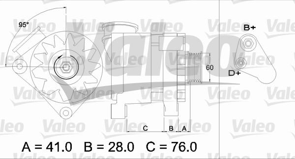 Valeo 436332 - Generator alexcarstop-ersatzteile.com