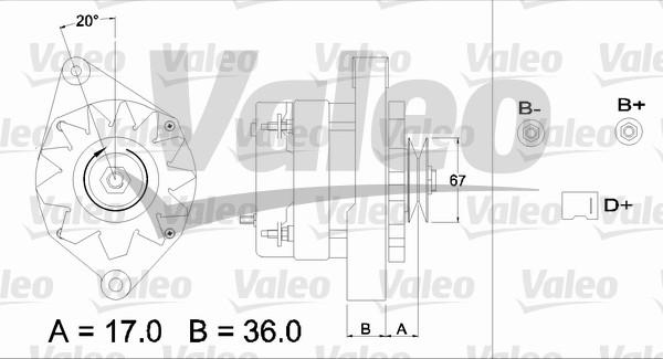 Valeo 436320 - Generator alexcarstop-ersatzteile.com