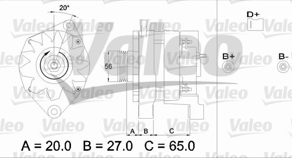 Valeo 436322 - Generator alexcarstop-ersatzteile.com