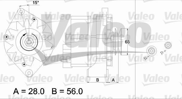 Valeo 436295 - Generator alexcarstop-ersatzteile.com