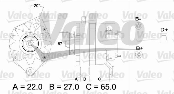 Valeo 436247 - Generator alexcarstop-ersatzteile.com