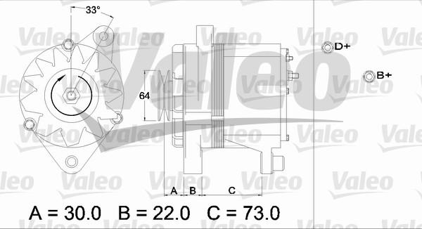 Valeo 436235 - Generator alexcarstop-ersatzteile.com