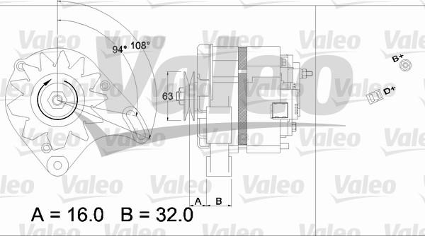 Valeo 436230 - Generator alexcarstop-ersatzteile.com