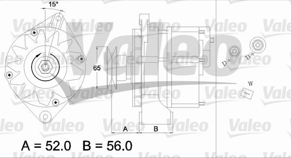 Valeo 436225 - Generator alexcarstop-ersatzteile.com