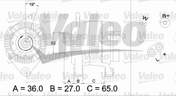 Valeo 436276 - Generator alexcarstop-ersatzteile.com