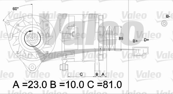 Valeo 436273 - Generator alexcarstop-ersatzteile.com