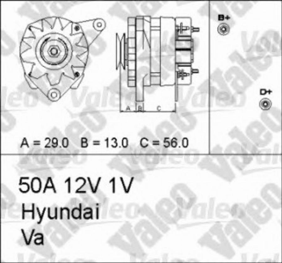 Valeo 436747 - Generator alexcarstop-ersatzteile.com