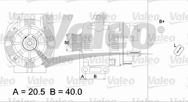 Valeo 436750 - Generator alexcarstop-ersatzteile.com