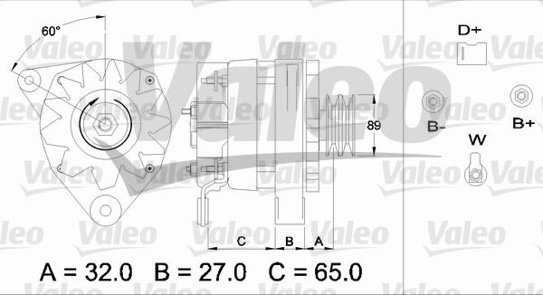 Valeo 436715 - Generator alexcarstop-ersatzteile.com