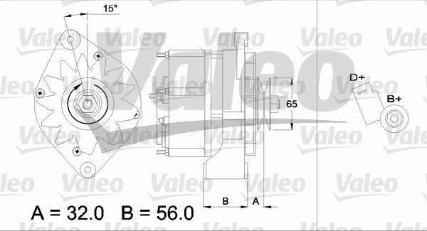 Valeo 436726 - Generator alexcarstop-ersatzteile.com