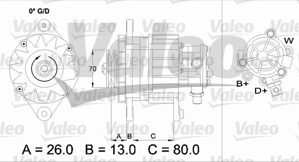 Valeo 436723 - Generator alexcarstop-ersatzteile.com