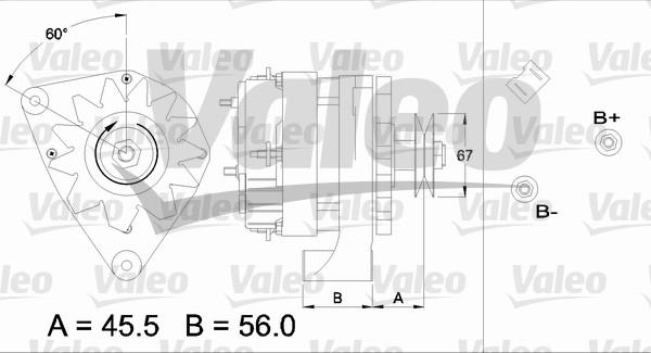 Valeo 433440 - Generator alexcarstop-ersatzteile.com