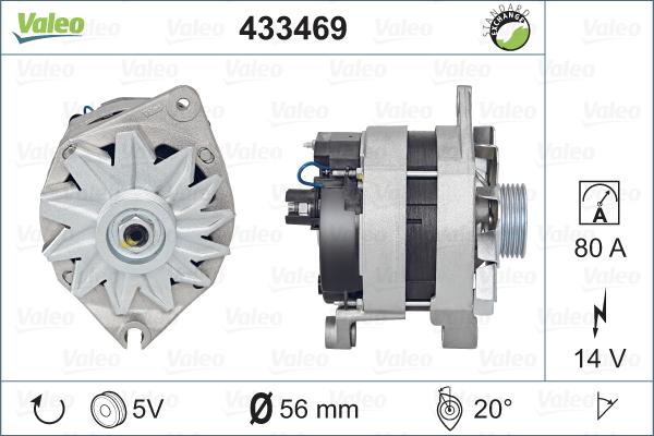 Valeo 433469 - Generator alexcarstop-ersatzteile.com