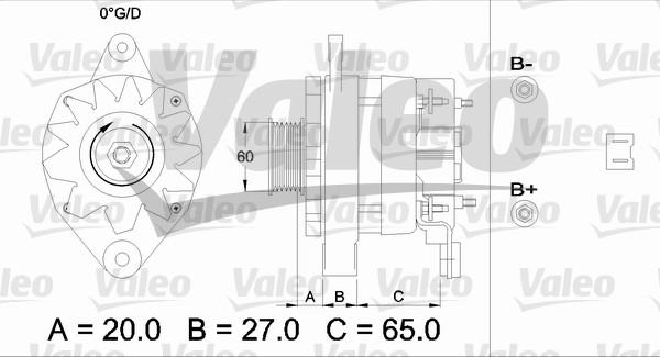 Valeo 433461 - Generator alexcarstop-ersatzteile.com