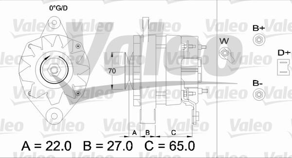 Valeo 433462 - Generator alexcarstop-ersatzteile.com