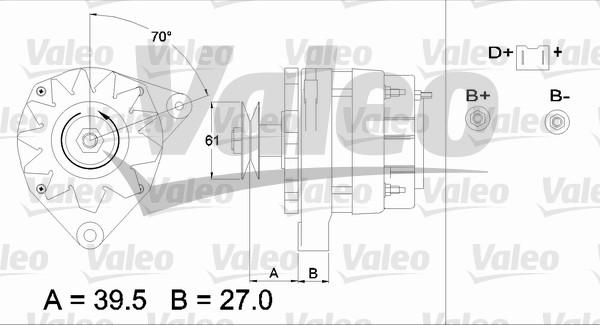 Valeo 433414 - Generator alexcarstop-ersatzteile.com