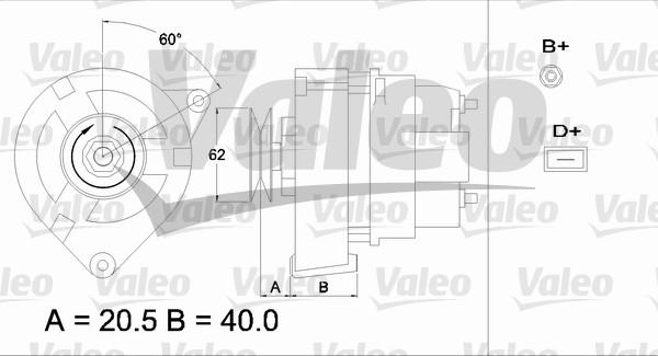 Valeo 433352 - Generator alexcarstop-ersatzteile.com