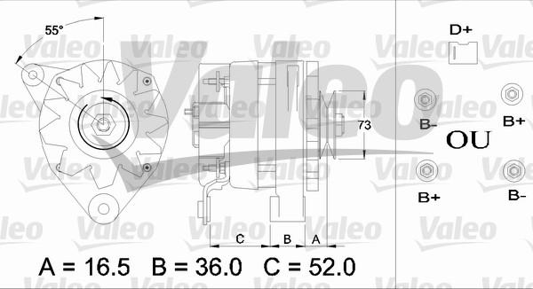 Valeo 433368 - Generator alexcarstop-ersatzteile.com