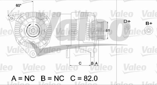 Valeo 437495 - Generator alexcarstop-ersatzteile.com