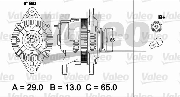 Valeo 437490 - Generator alexcarstop-ersatzteile.com