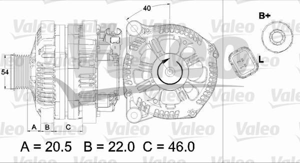 Valeo 437458 - Generator alexcarstop-ersatzteile.com