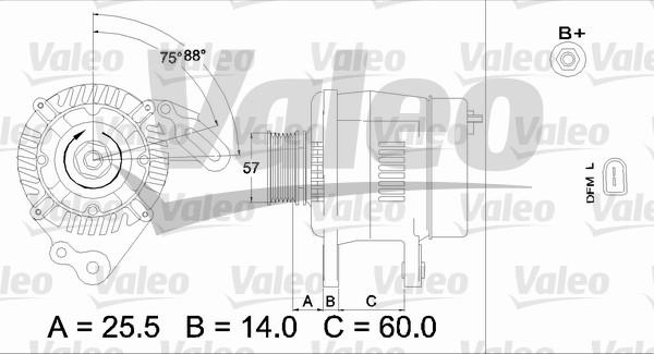 Valeo 437402 - Generator alexcarstop-ersatzteile.com