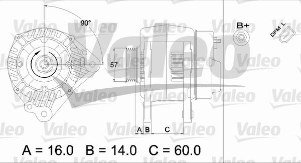 Valeo 437412 - Generator alexcarstop-ersatzteile.com