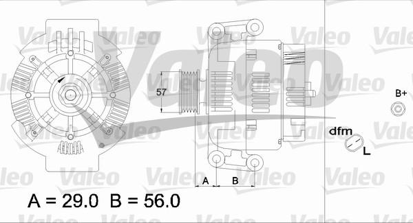 Valeo 437420 - Generator alexcarstop-ersatzteile.com