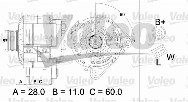 Valeo 437479 - Generator alexcarstop-ersatzteile.com