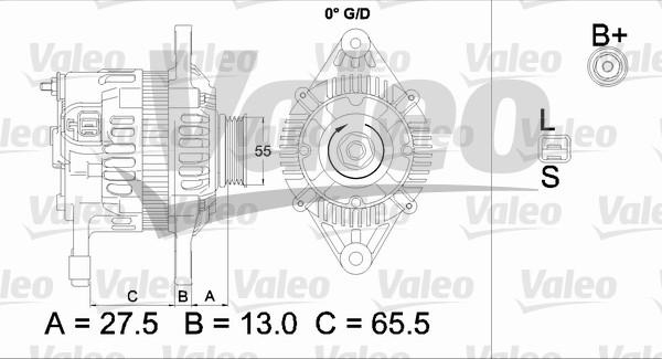 Valeo 437478 - Generator alexcarstop-ersatzteile.com