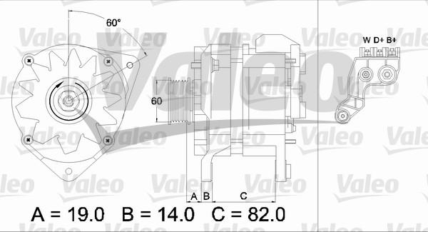 Valeo 437081 - Generator alexcarstop-ersatzteile.com