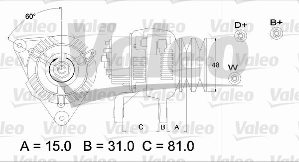 Valeo 437195 - Generator alexcarstop-ersatzteile.com