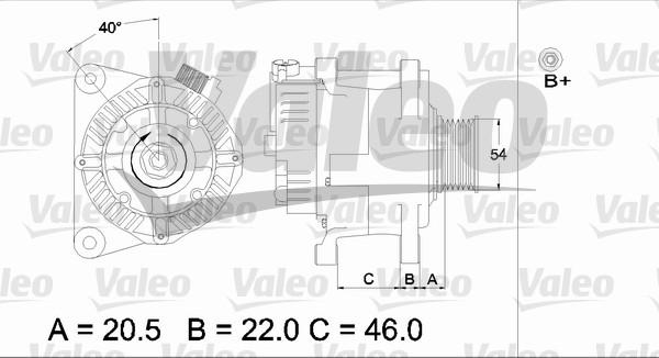 Valeo 437193 - Generator alexcarstop-ersatzteile.com