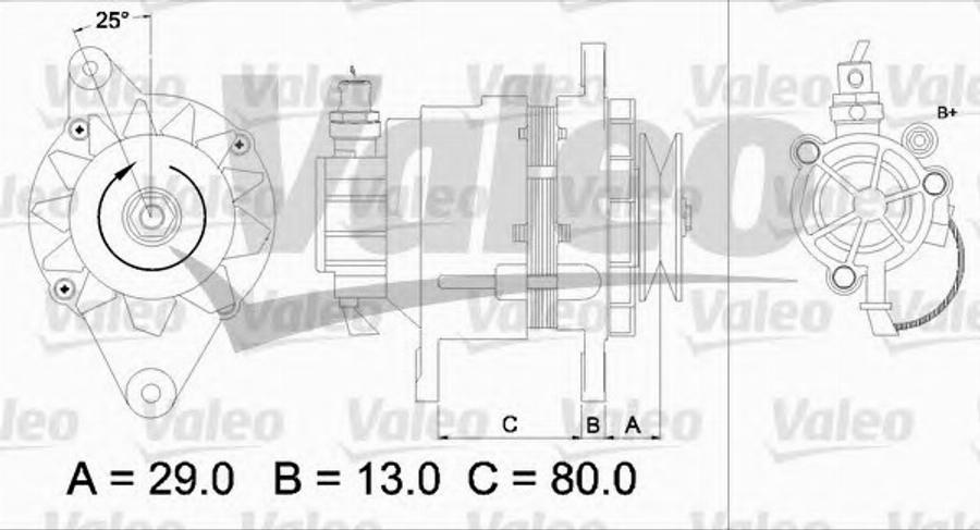 Valeo 437159 - Generator alexcarstop-ersatzteile.com