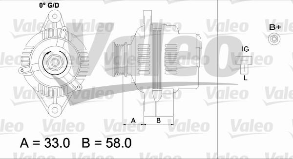 Valeo 437154 - Generator alexcarstop-ersatzteile.com