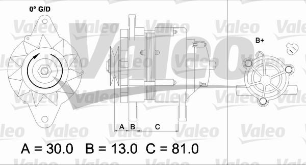 Valeo 437150 - Generator alexcarstop-ersatzteile.com