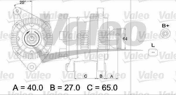 Valeo 437168 - Generator alexcarstop-ersatzteile.com