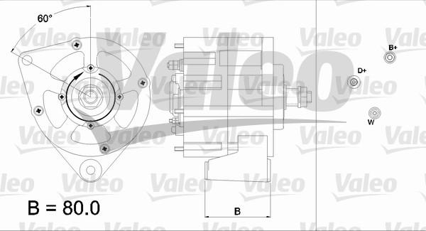 Valeo 437167 - Generator alexcarstop-ersatzteile.com