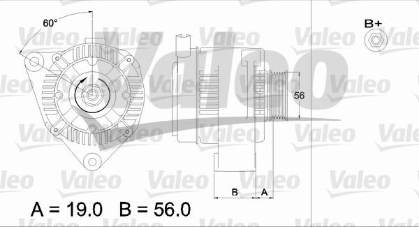 Valeo 437186 - Generator alexcarstop-ersatzteile.com