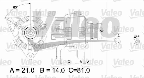 Valeo 437188 - Generator alexcarstop-ersatzteile.com