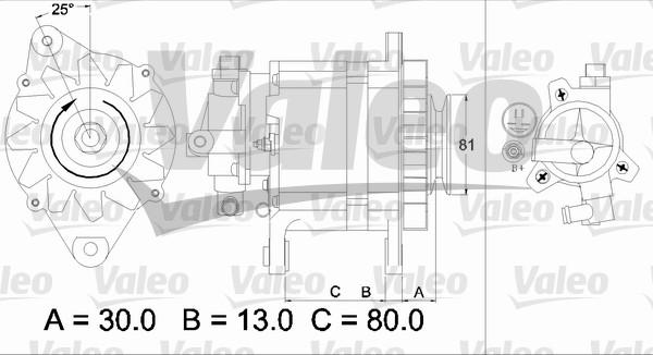 Valeo 437135 - Generator alexcarstop-ersatzteile.com