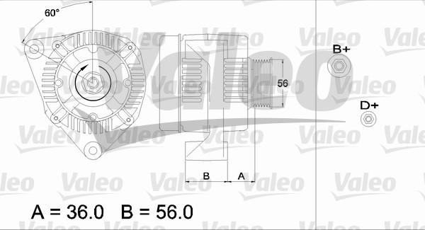 Valeo 437126 - Generator alexcarstop-ersatzteile.com