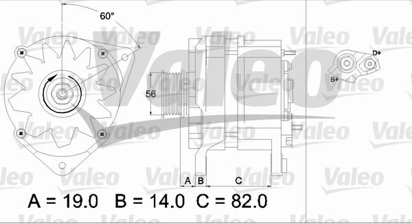 Valeo 437123 - Generator alexcarstop-ersatzteile.com