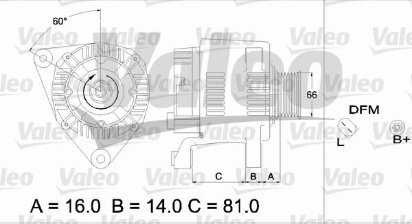 Valeo 437178 - Generator alexcarstop-ersatzteile.com