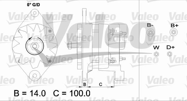 Valeo 437352 - Generator alexcarstop-ersatzteile.com