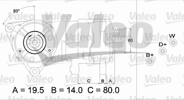 Valeo 437385 - Generator alexcarstop-ersatzteile.com