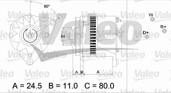 Valeo 437380 - Generator alexcarstop-ersatzteile.com