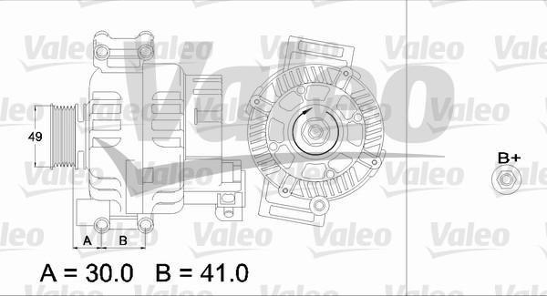 Valeo 437374 - Generator alexcarstop-ersatzteile.com