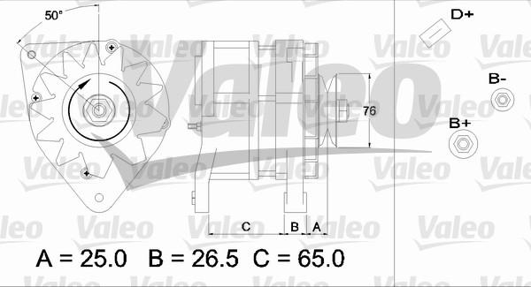 Valeo 437371 - Generator alexcarstop-ersatzteile.com